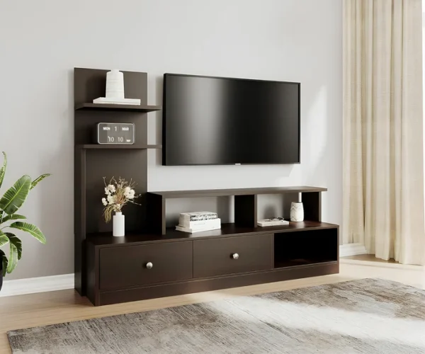 Minimalist TV Unit with Cabinet | Wooden TV Console | TV Stand with Cabinet Master Shop SK